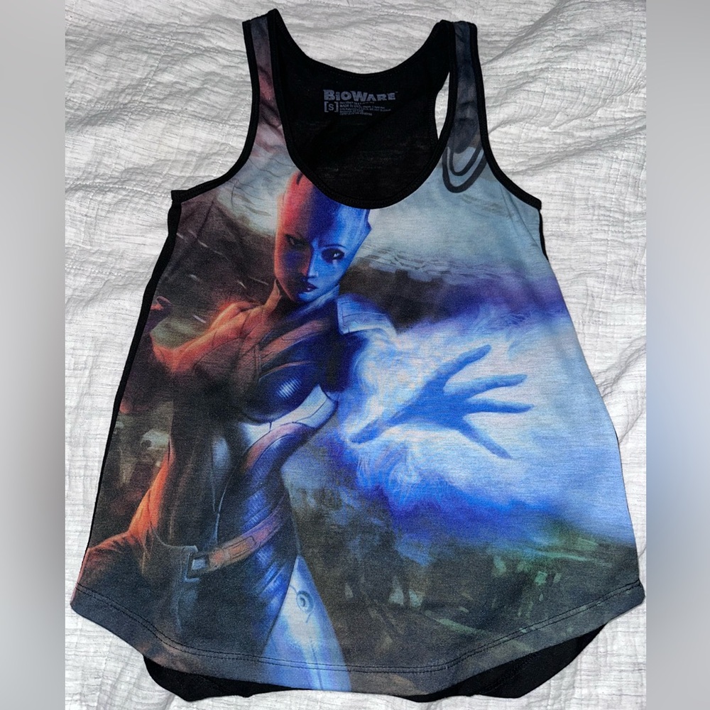Rare! Bioware Mass Effect Liara tank top